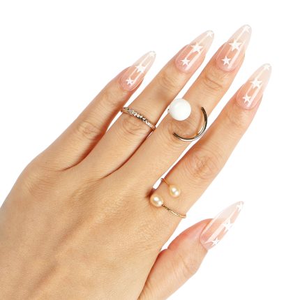 ODM Eco-Friendly Innovative Fingernail Ombre Star Press On Nails with Glue—Senboma