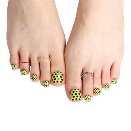 Polka Dot Press-On Toenails