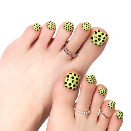 Polka Dot Press-On Toenails