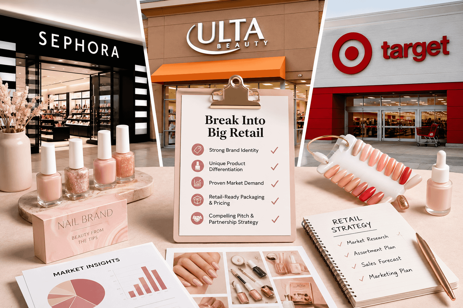 nail brands break into retail giants