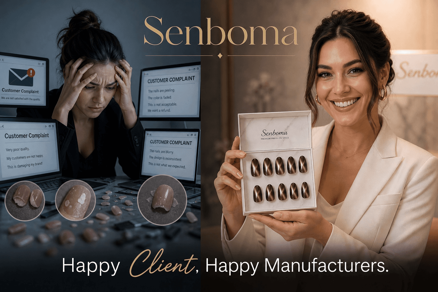 senboma press on nails manufacturers