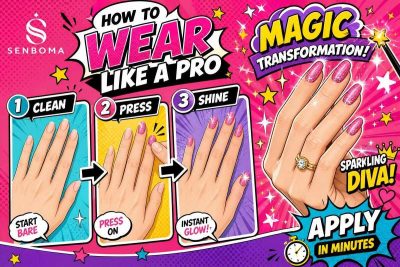 trick to getting artificial nails to stay on